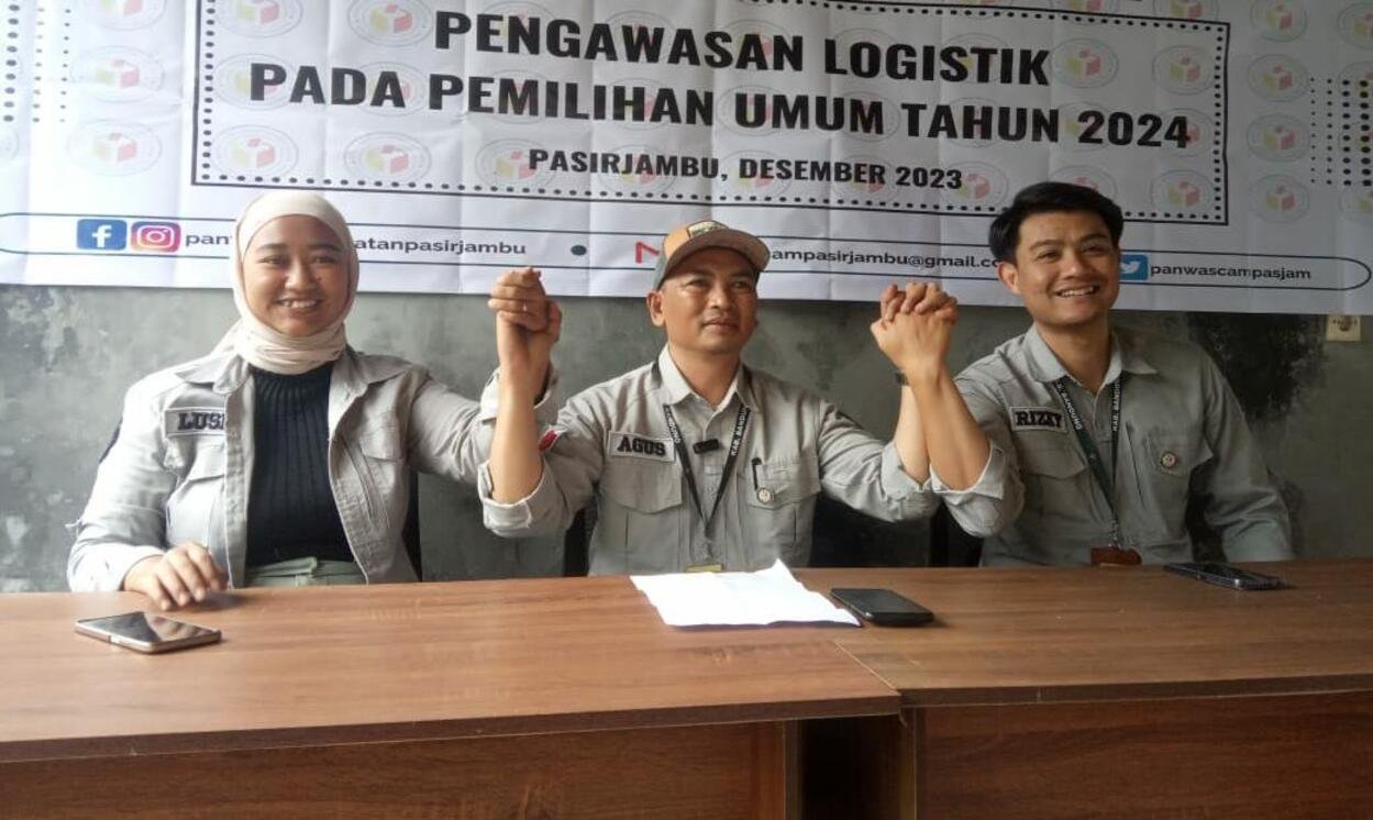 Panwascam Pasir Jambu Kab Bandung Telah Monitor Logistik Pemilu