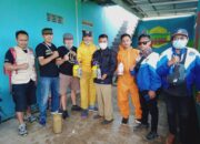 Ormas XTC PAC Batujajar Semprot Fogging di Desa Cangkorah