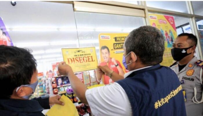 Dua Pekan PSBB Proporsional, 31 Pelaku usaha Disegel dan Didenda