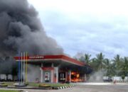 SPBU Terbakar, 5 Motor Ludes Dilalap Api