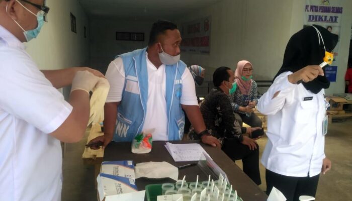 Ratusan Pegawai PT PPS Dites Urine oleh BNN