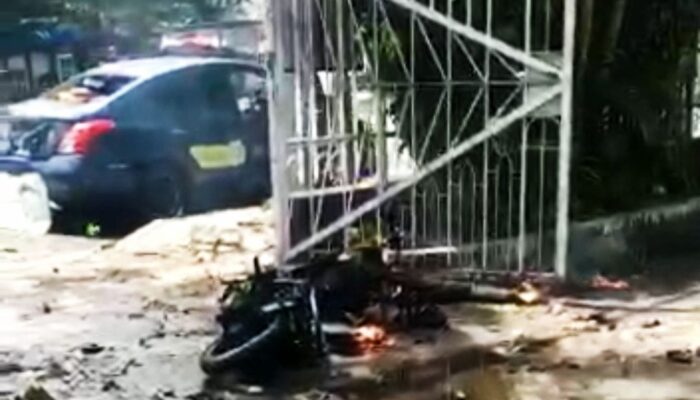 Pelaku di Atas Motor Saat terjadi Ledakan