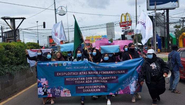 Sejumlah Perempuan Turun ke Jalan, Tuntut Lima Ini