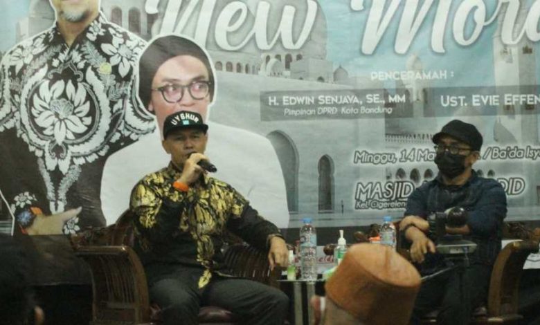 Edwin Senjaya: Hadiri Peringatan Isra Mikraj di Mesjid Al-Mujadid IMG 20210315 182859