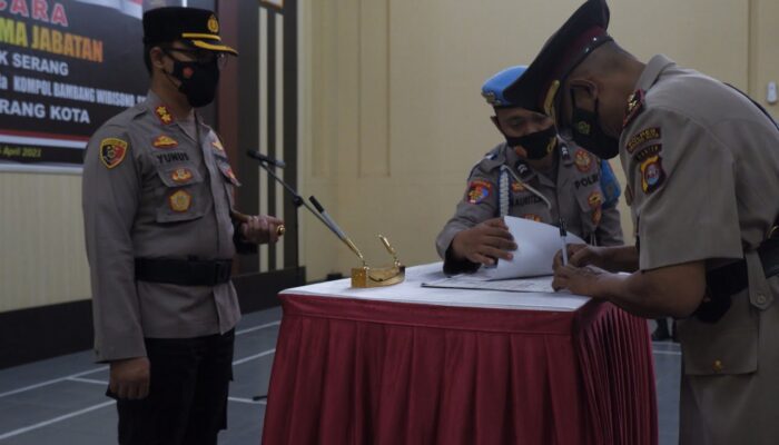 Kompol Bambang Jabat Kapolsek Serang Gantikan Kompol Hadi