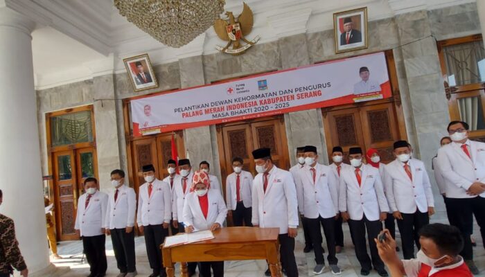 Kali Kedua, Fahmi Hakim Terpilih Jadi Ketua PMI Kabupaten Serang