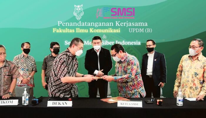 SMSI dan FIKOM UPDM Jalin Kerja Sama Pelatihan Jurnalis