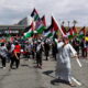 Demo dukung Palestina di LA AFP Arabn