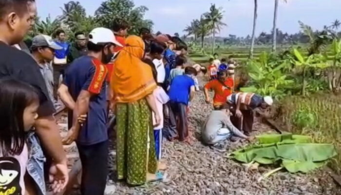 Seorang Nenek di Cianjur Tewas Terserempet Kereta Api