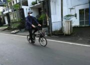 Fahmi Gowes ke Kantor untuk Rayakan Hari Sepeda Dunia