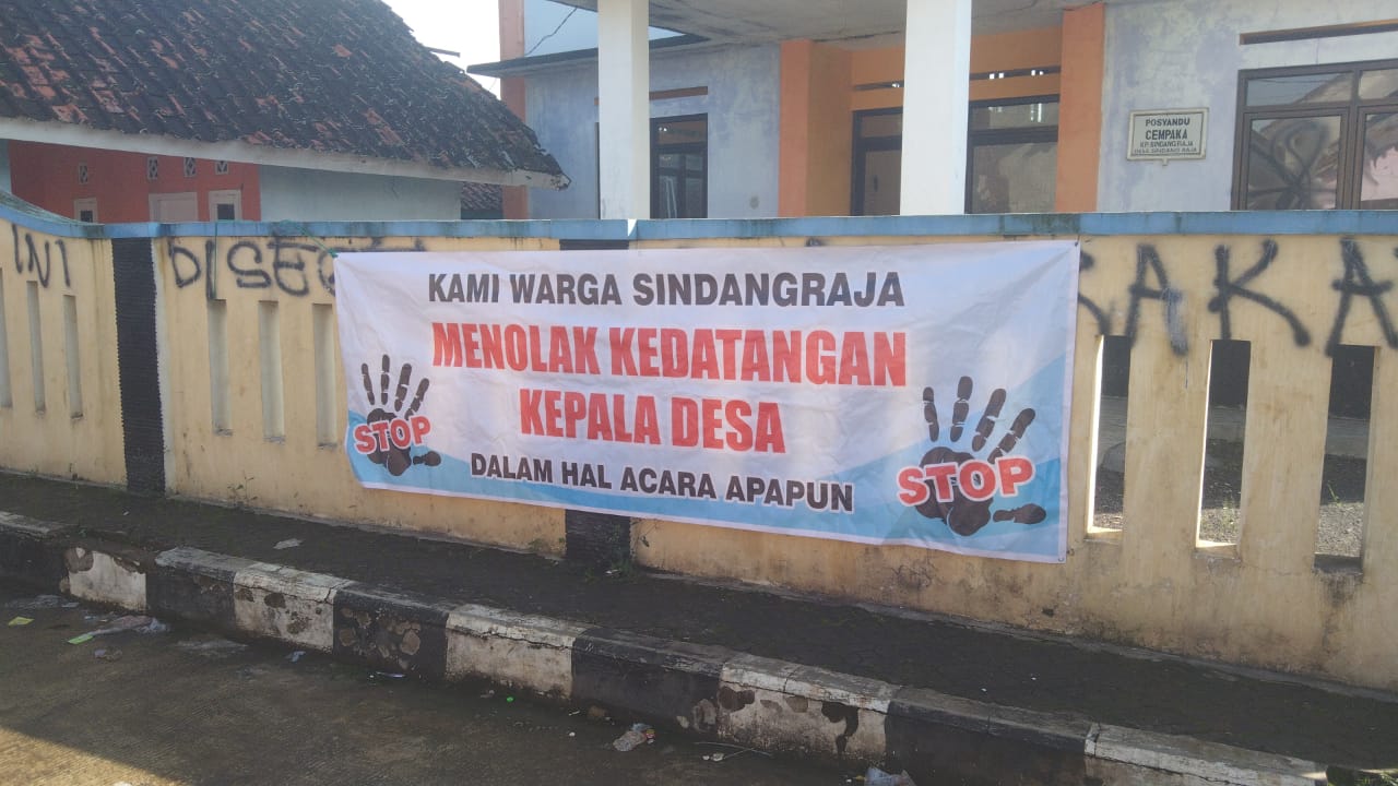 Kades Sindangraja 3 Penjelasan Baru Soal Spanduk