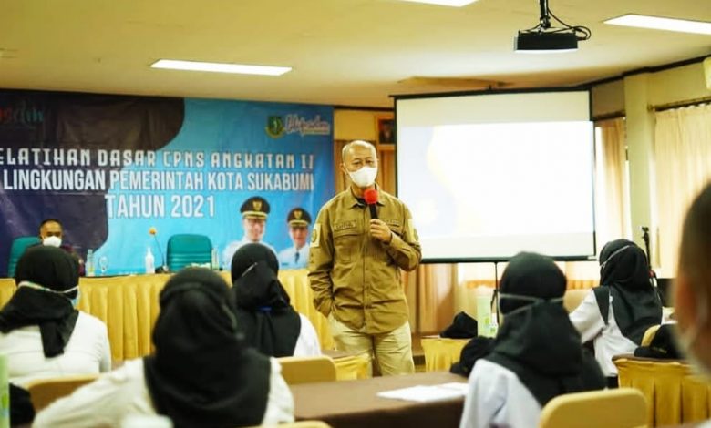 Pelatihan CPNS! Sekda Kota Sukabumi PNS Harus Jaga Nama Baik Instansi