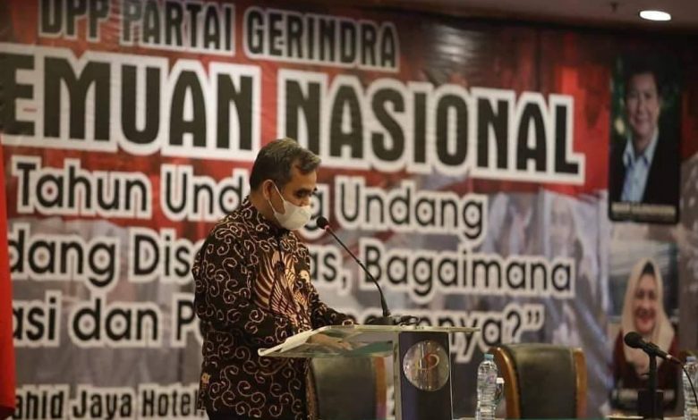 Kompleks GBK Bisa Digunakan untuk Pasien Darurat COVID-19 Sekjen Gerindra Ahmad Muzani