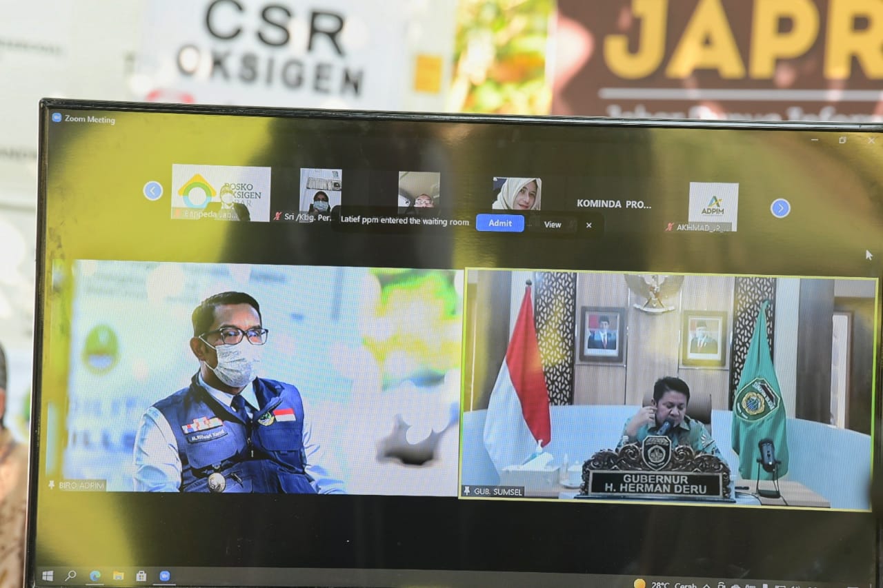 Gubernur Jabar Terima Kasih kepada Sumsel