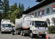 ISO Tank Oksigen Bantuan Sumsel Dilepas Gubernur Jabar