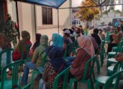 Koramil 0608-11 Bojogpicung Gelar Vaksin Gratis di Desa Haurwangi