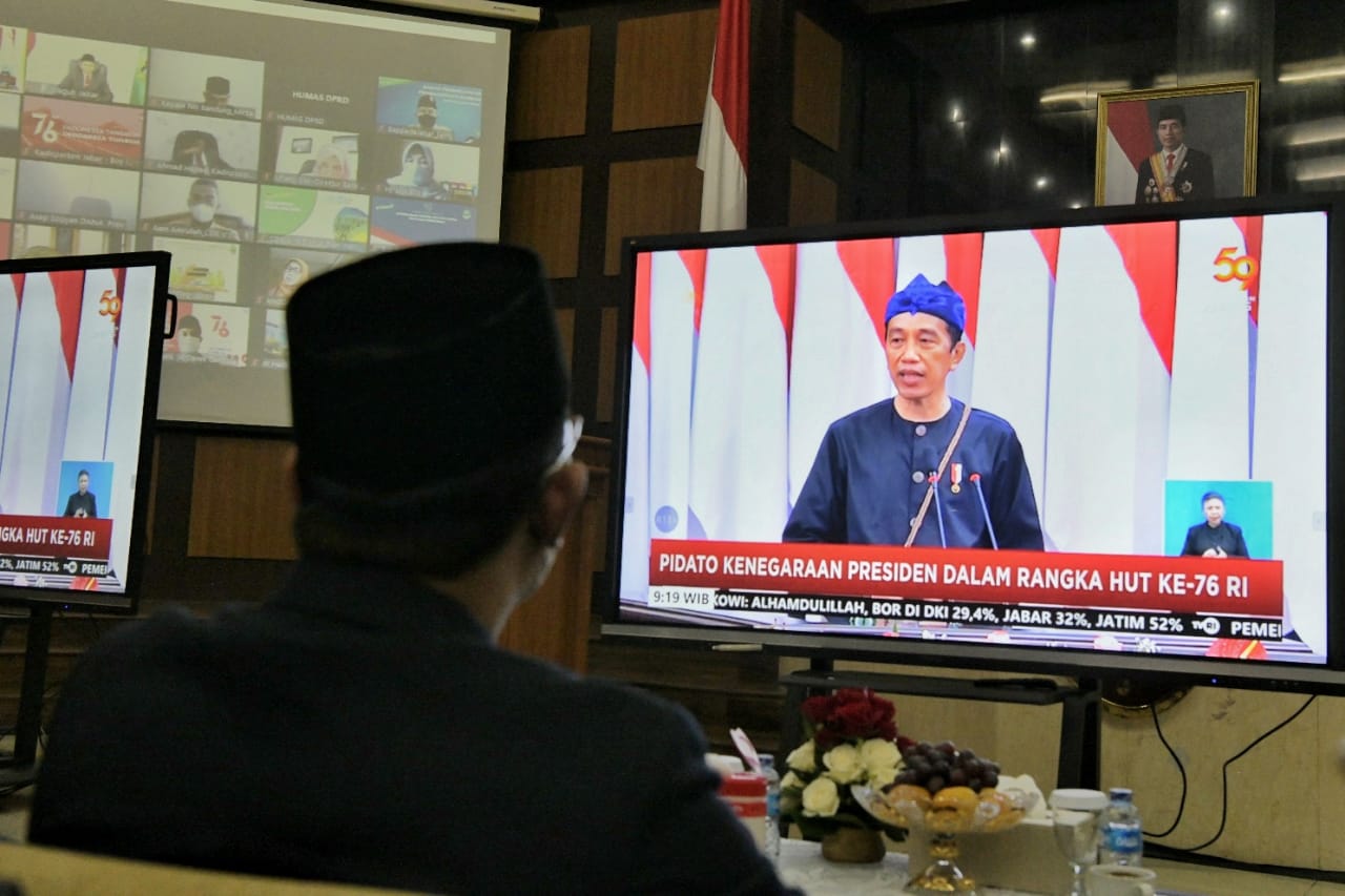 76 TAHUN INDONESIA, Gubernur Jabar Ridwan Kamil Hadiri Sidang Tahunan MPR-RI
