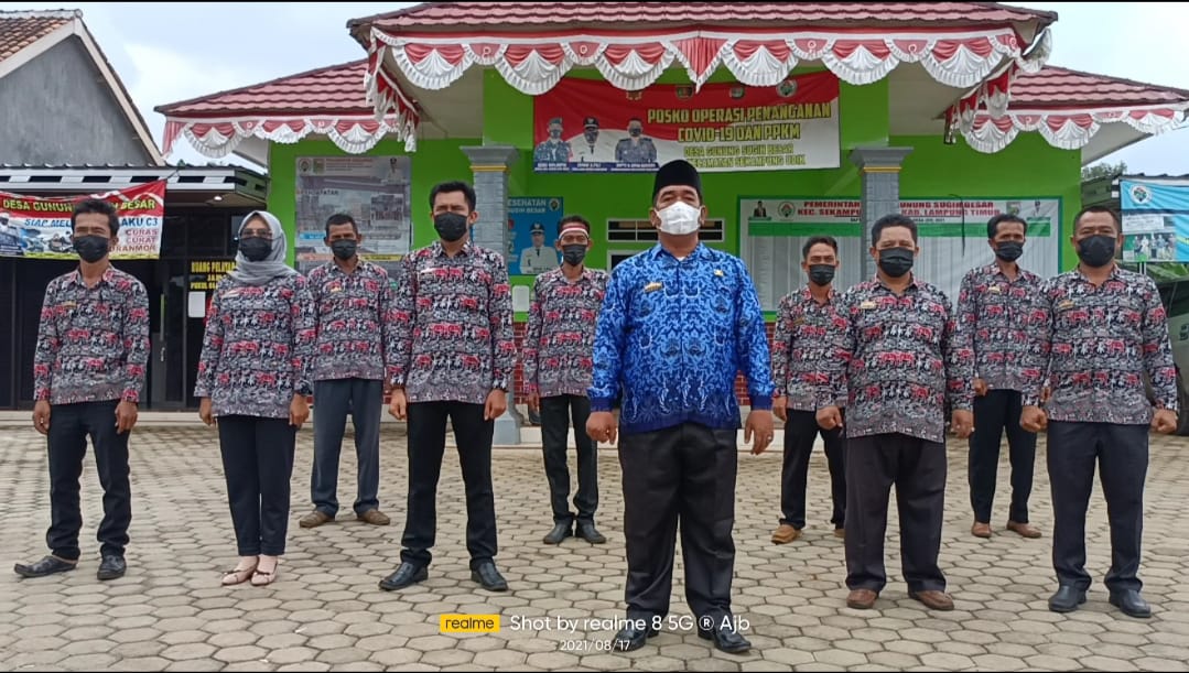 Desa Gunung Sugih Besar Peringati HUT RI Ke-76