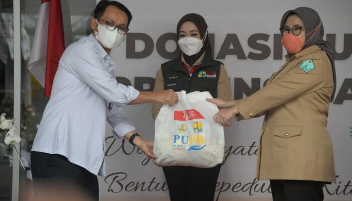 Jabar Bergerak Terima Donasi dari Kementerian PUPR