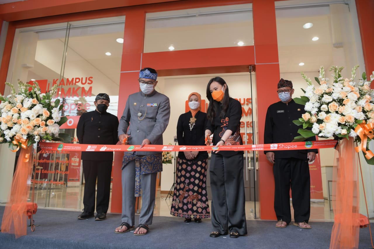 Resmikan Kampus UMKM Shopee Ekspor, Ridwan Kamil: Cetak 100 Ribu Eksportir Tahun Depan