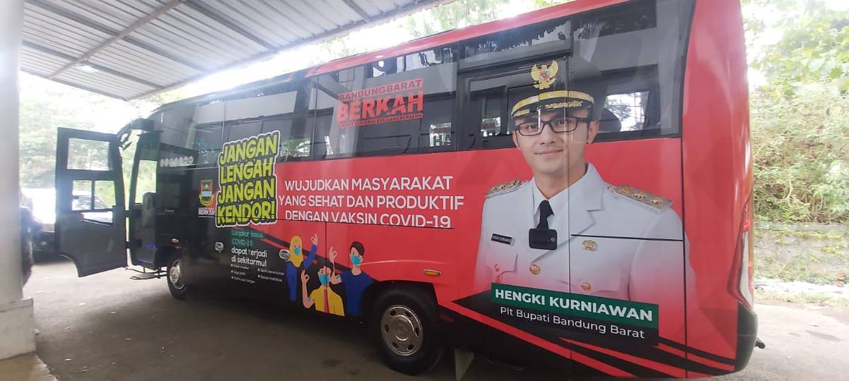 Satu Unit Bus Bakal Keliling Layani Vaksinasi COVID-19 di Bandung Barat