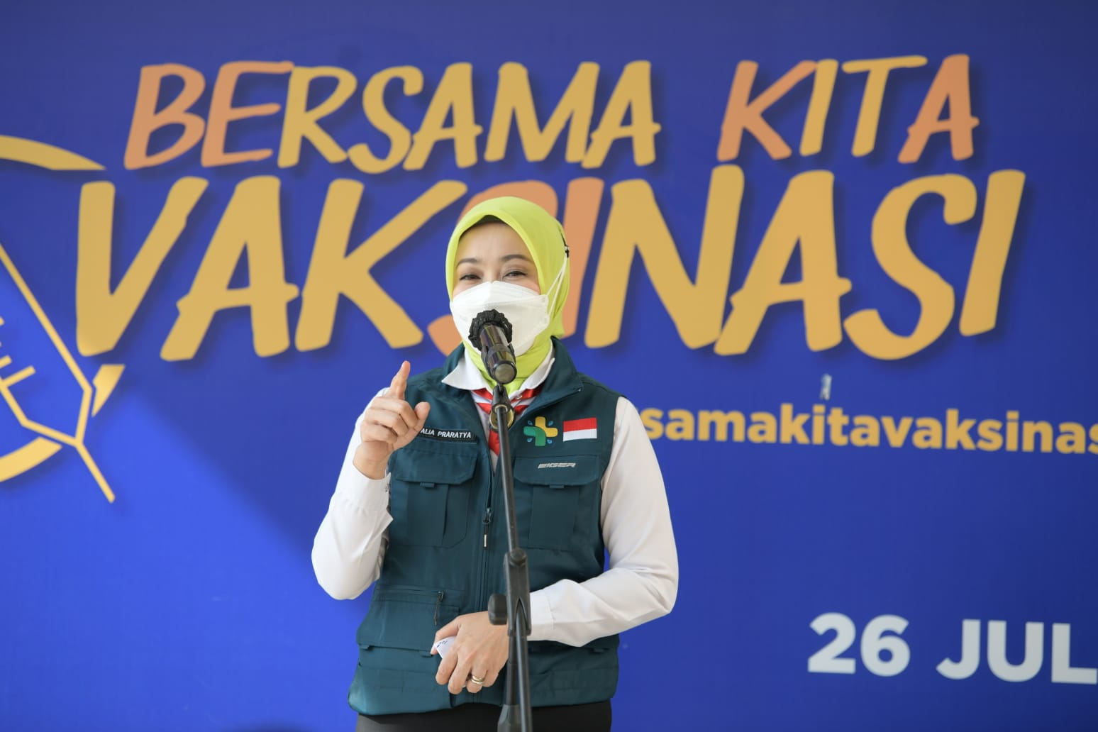 Capaian Vaksiansi BPBD Jabar di Bekasi