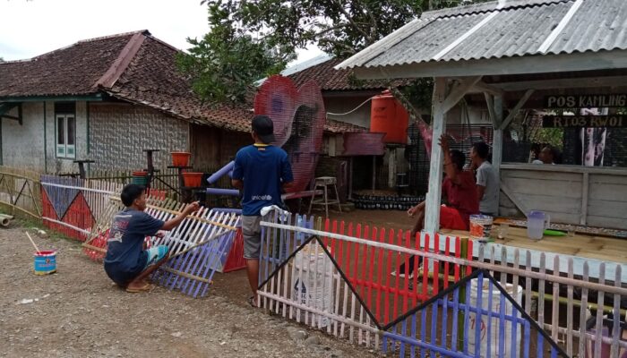 Kampung Nyomplong Disulap Menjadi Taman Binwil Indah