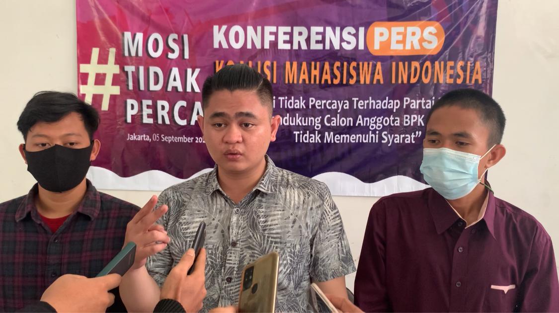 Koalisi Mahasiswa Indonesia Mosi Tidak Percaya tehadap Seleksi BPK