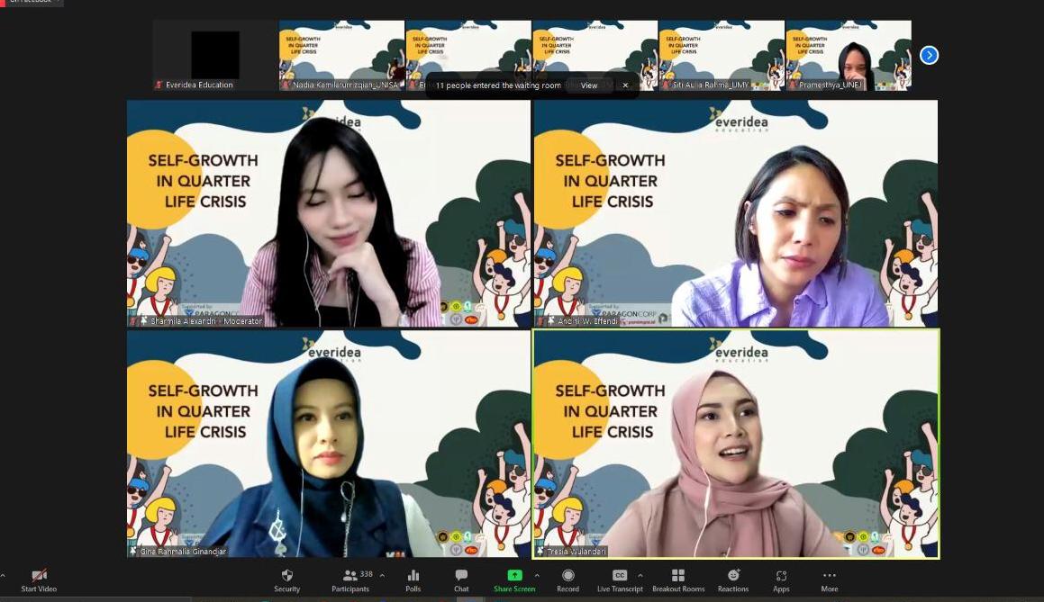 Evertalks Bahas Potensi Diri Hindari Krisis Perempat Abad