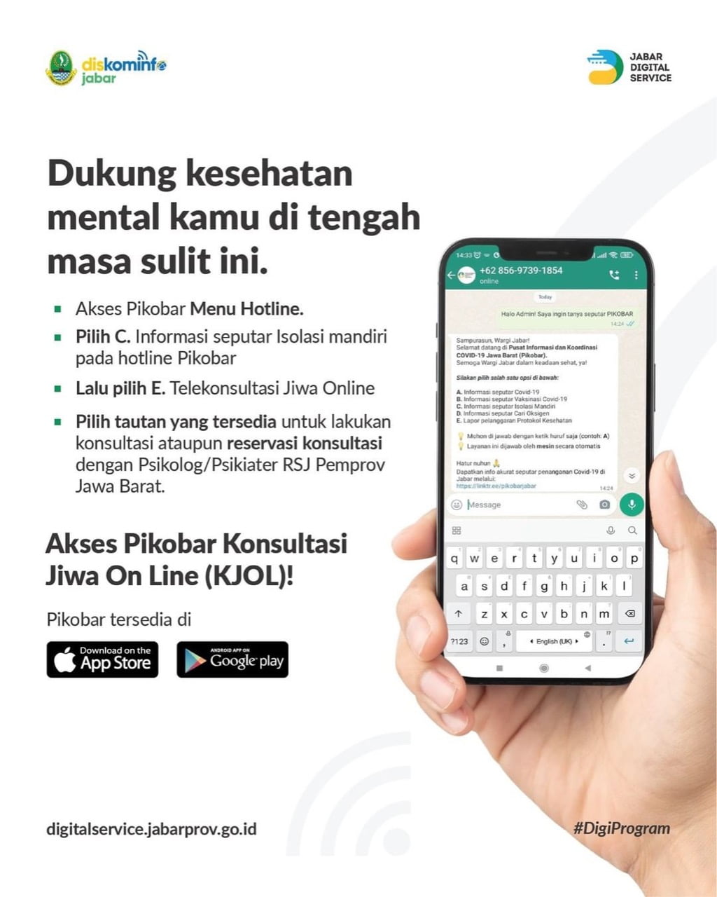 Pikobar Hadirkan Fitur Konsultasi Jiwa Online