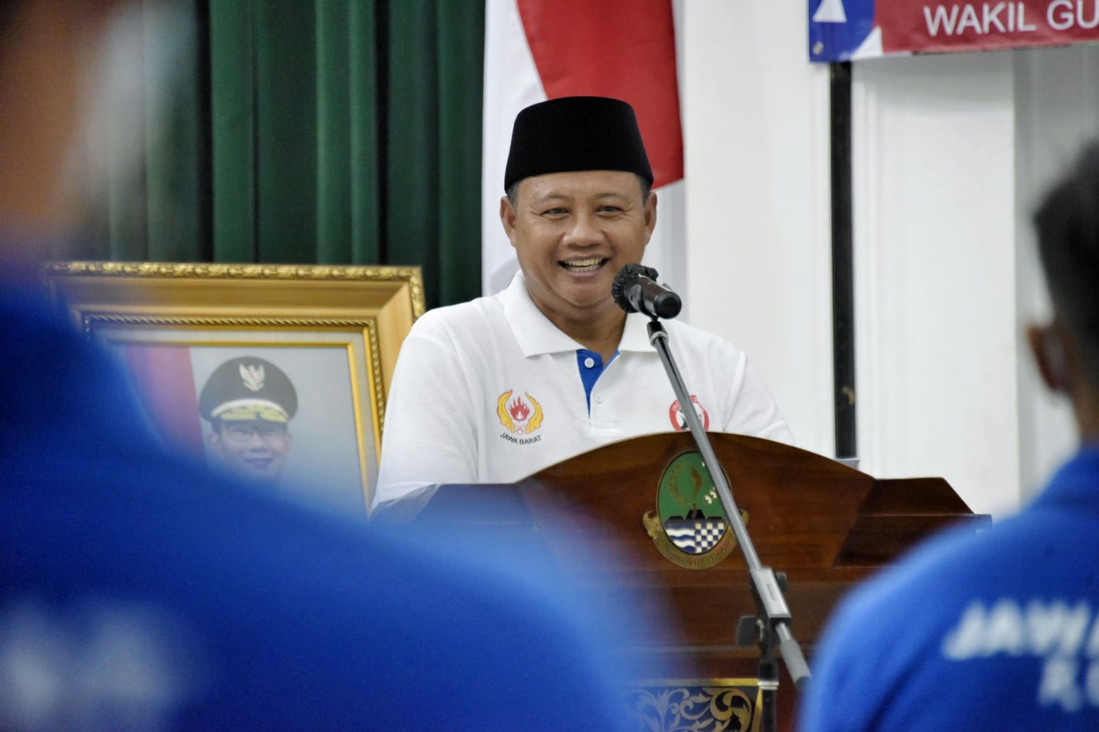 Uu Lepas Atlet Rugbi Jabar ke PON Papua 2021