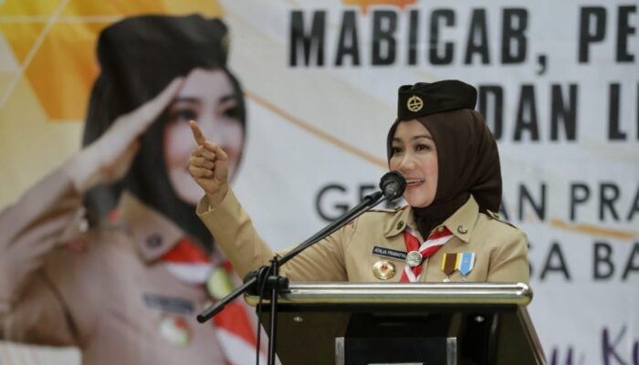 Kak Atalia Lantik Pengurus Pramuka Bekasi