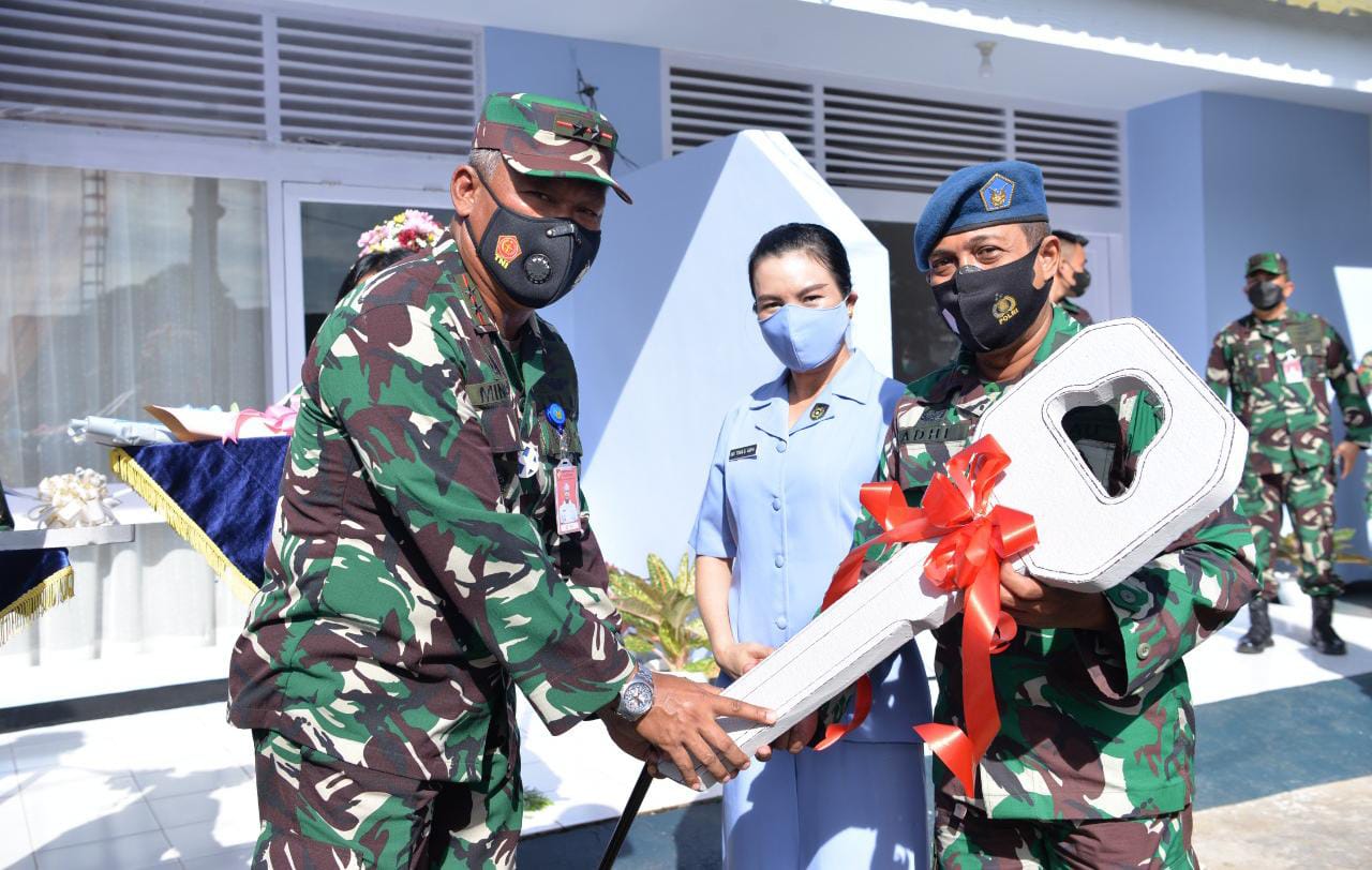 Pangkoopsau II Marsda TNI Meresmikan Perkantoran, Perumahan dan Mess