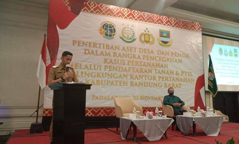 Pemkab Bandung Barat Berkomitmen Tertibkan Aset Desa