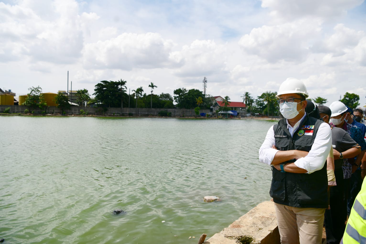 Ridwan Kamil Pantau Perkembangan Setu Rawa Kalong