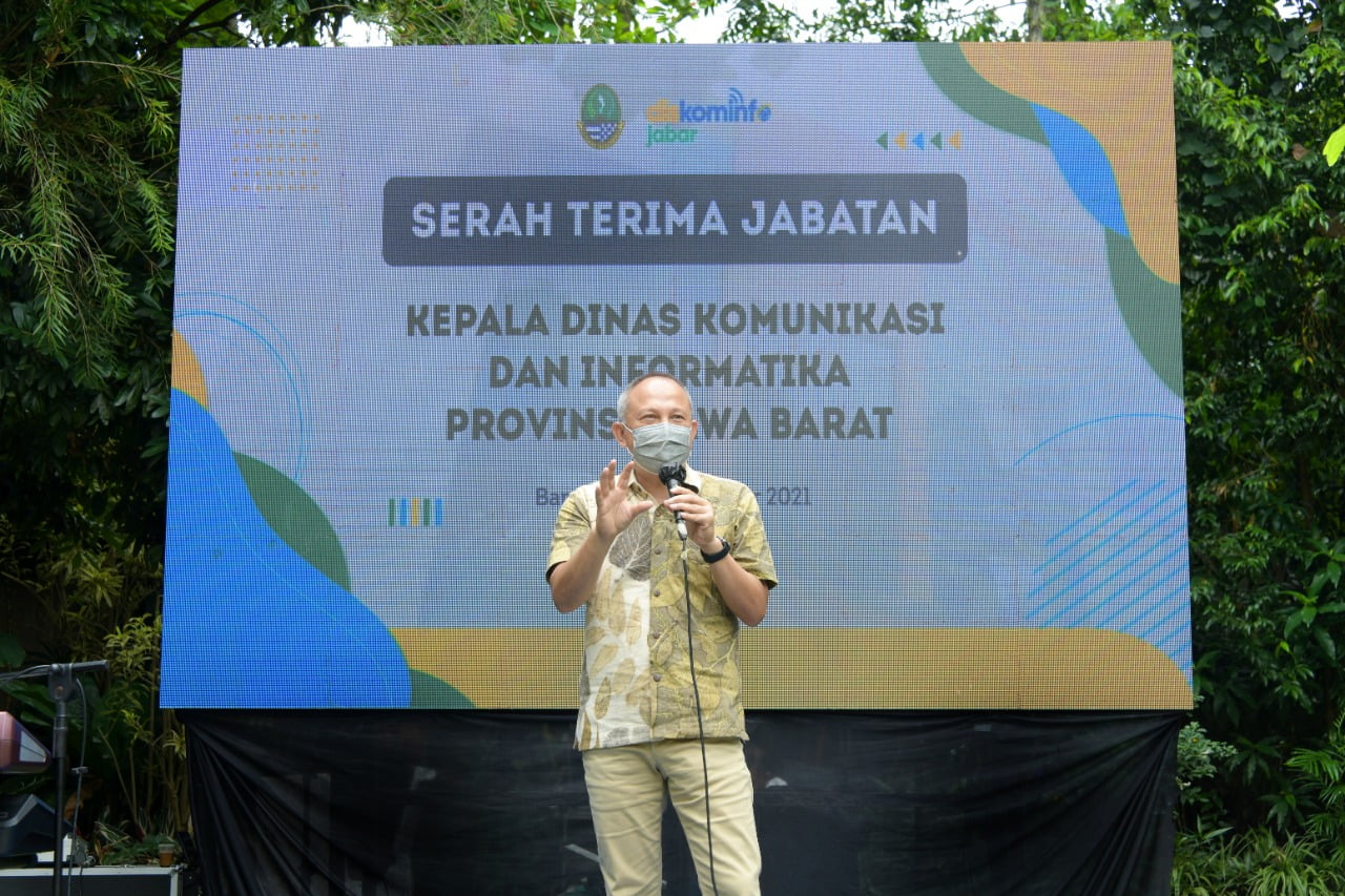 Sekda Jabar Hadiri Serah Terima Jabatan Kepala Diskominfo Jabar