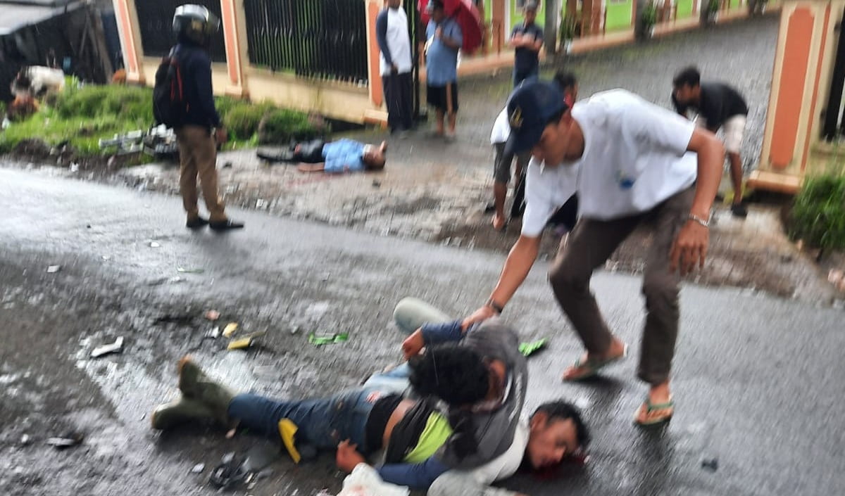 Kecelakaan Maut di Sukanagara, Seorang Kades Meninggal