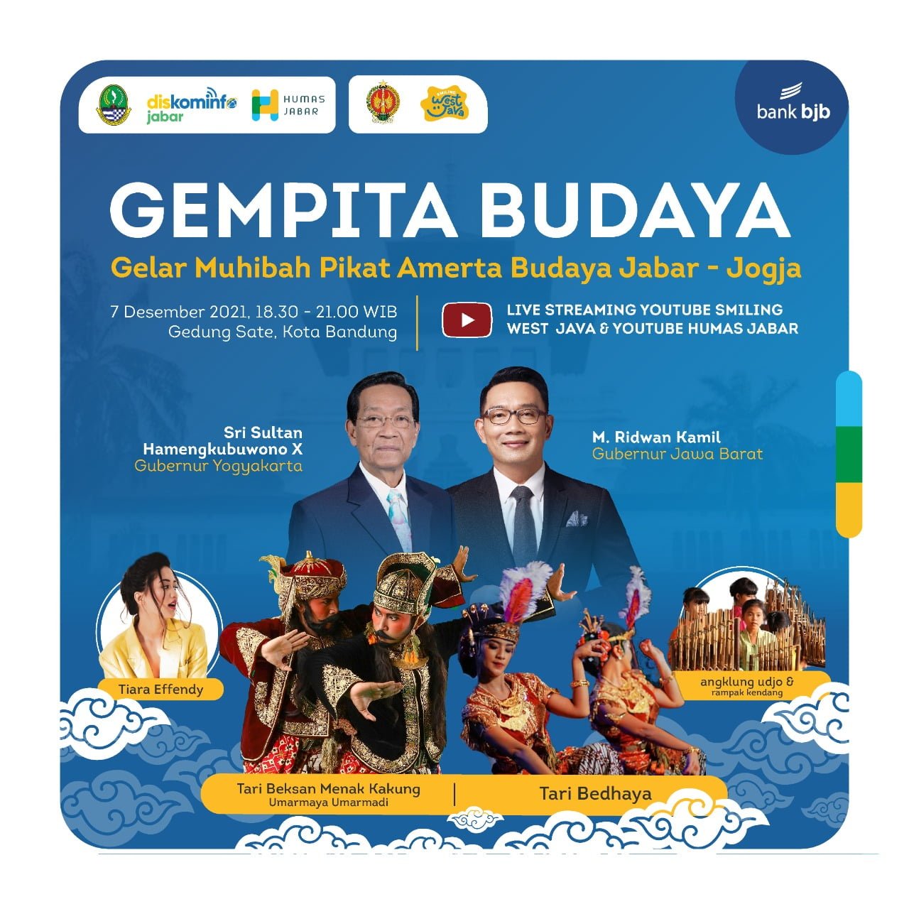 Keraton Yogyakarta Tampilkan Bedhaya Sapta di Gempita Budaya Jabar-DIY