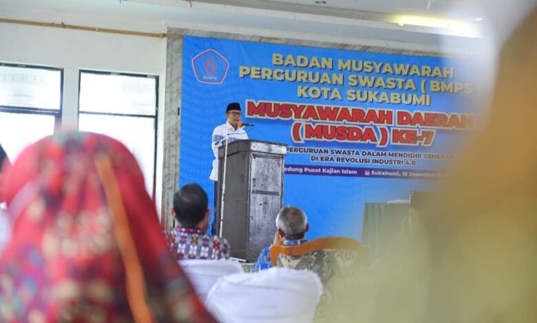 Musda BMPS Ke-7 Kota Sukabumi, Berikut Pesan Fahmi