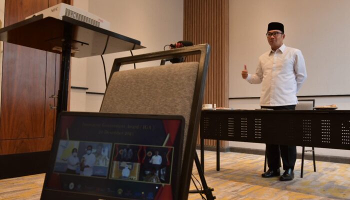 Pemda Prov Jabar Terpilih sebagai Provinsi Terinovatif 2021