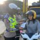 Satlantas Polresta Bandung Bagikan Masker dan Imbau Prokes