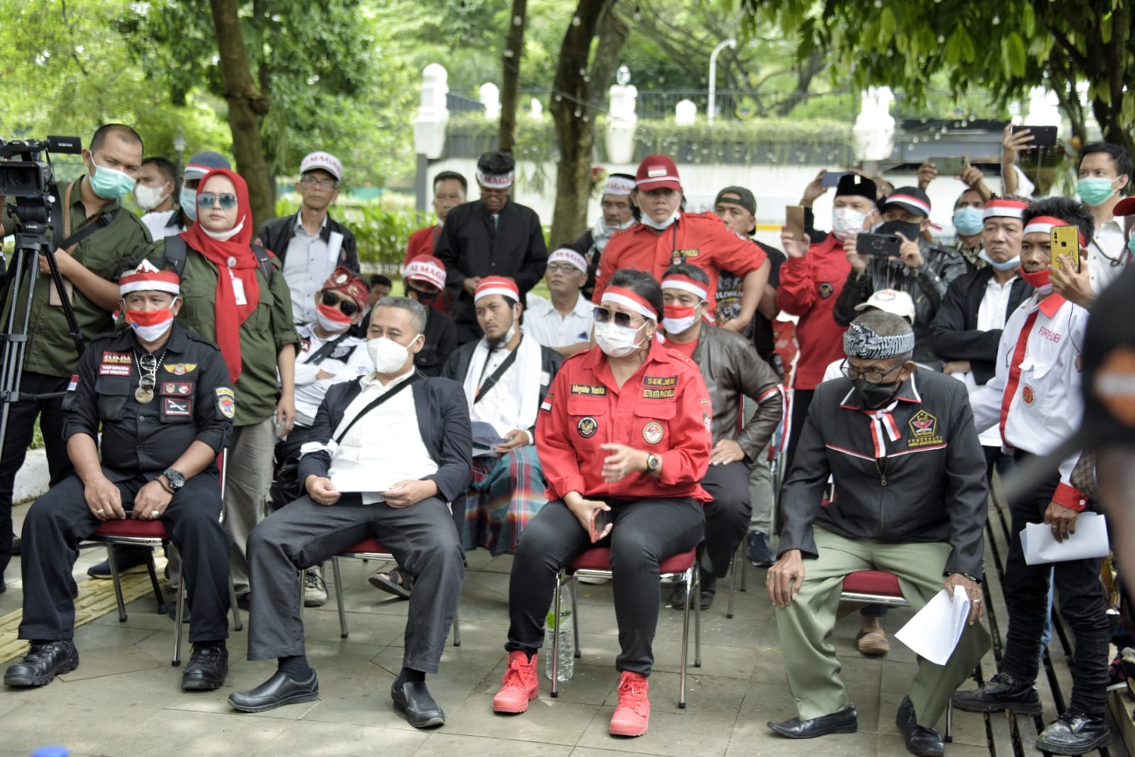 Aksi demonstrasi SAMMARI di Bandung