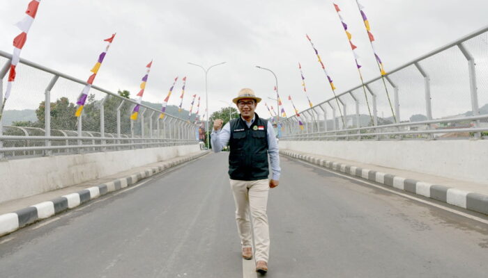 Jembatan Double Track Leuwigajah Diresmikan