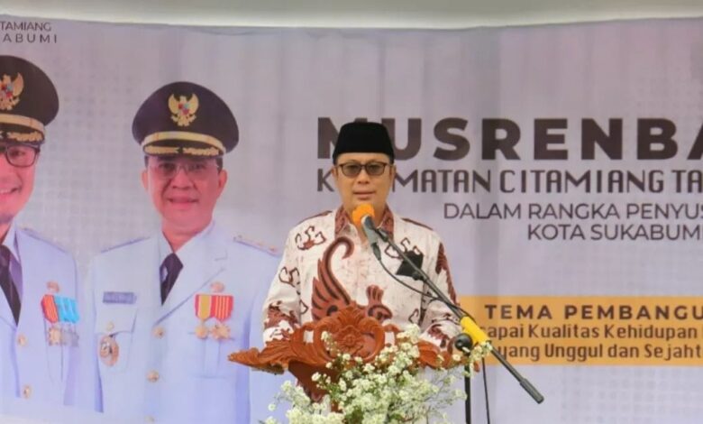 Walikota Sukabumi Ajak Warga Aktif dalam Pembangunan