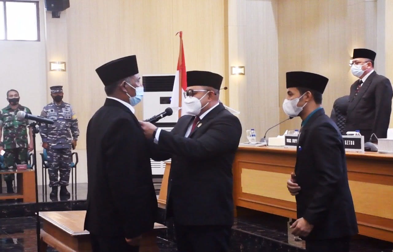 DPRD Kab Sukabumi Ambil Sumpah Jabatan Dahyat Raharja
