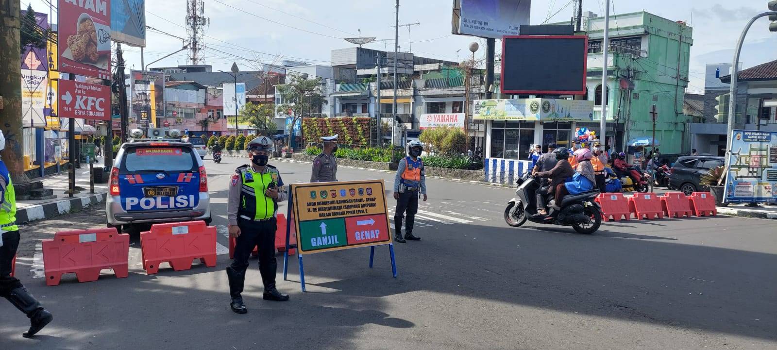 Ganjil Genap di Kota Sukabumi