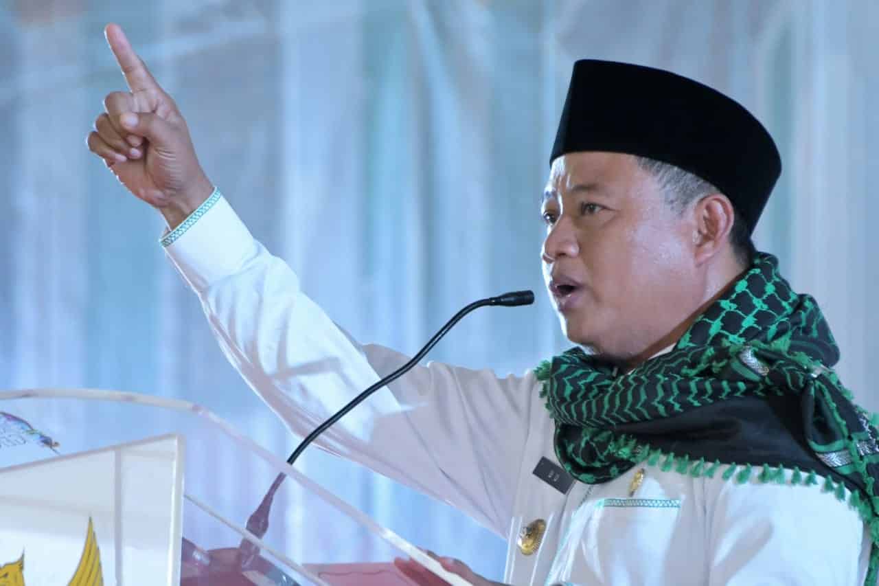 Resmikan Auditorium Pesantren Fajrussalam, Pak Uu Pesan Begini