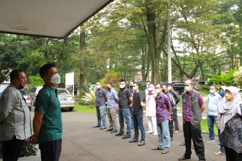 Bupati Dadang Supriatna Laksanakan Sidak ASN Pemkab Bandung