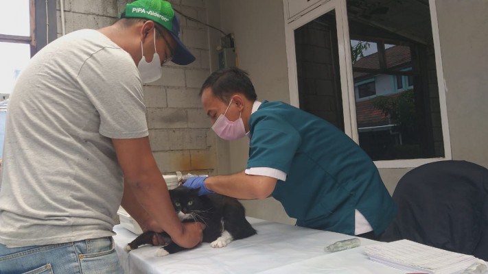 Dispangtan Cimahi Gelar Vaksinasi Rabies dan Flu Burung