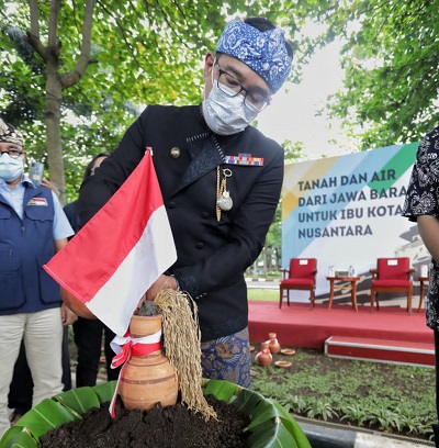 Jabar Berhasil Himpun Tanah Dan Air Ibu Kota Baru